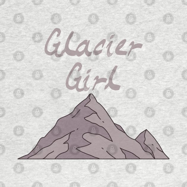 Glacier Girl, powder t-shirts, Girl skier, girl snowboarder, freestyle skiing, boarder t-shirts, skiing lover, snowboarding instructor, ski coach by Style Conscious